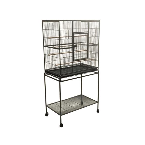 Bird Aviaries |   161 Cm Bird Cage Parrot Aviary Pet Stand-Alone Budgie Perch Castor Wheels Bird Bird Aviaries