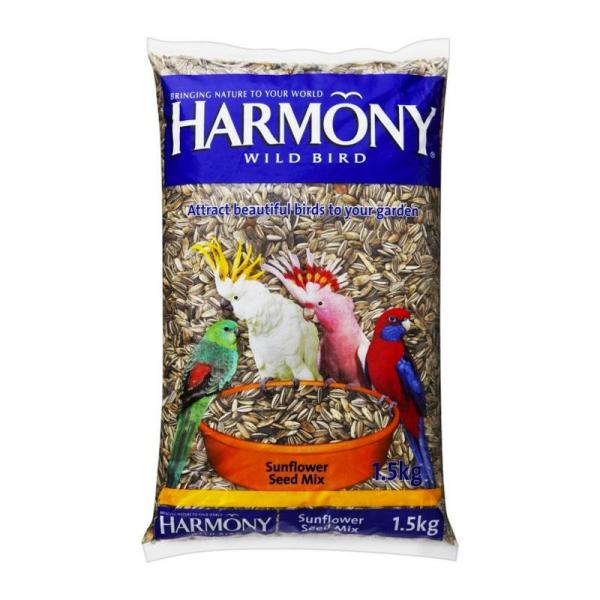 Bird Food & Treats |   Harmony Wild Bird Sunflower Seed 1.5Kg Bird Bird Food & Treats