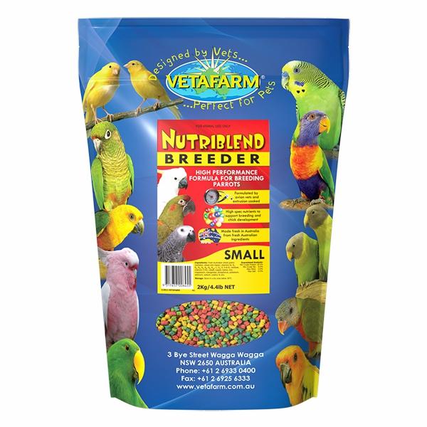 Bird Food & Treats |   Vetafarm Nutriblend Breeder Pellets 2Kg Bird Bird Food & Treats