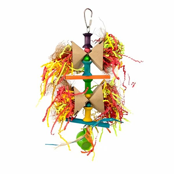 Bird Toys |   Bird Toy Destructive Shredz Box Ties Bird Bird Toys