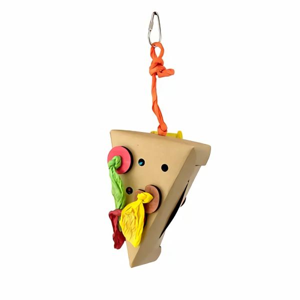 Bird Toys |   Bird Toy Destructive Shredz Pizza Puller Bird Bird Toys