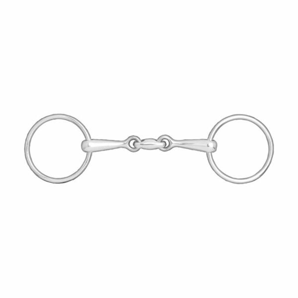 Bridles & Accessories |   Horze Double Jointed Loose Ring Snaffle Bit Bridles & Accessories Bridles & Accessories