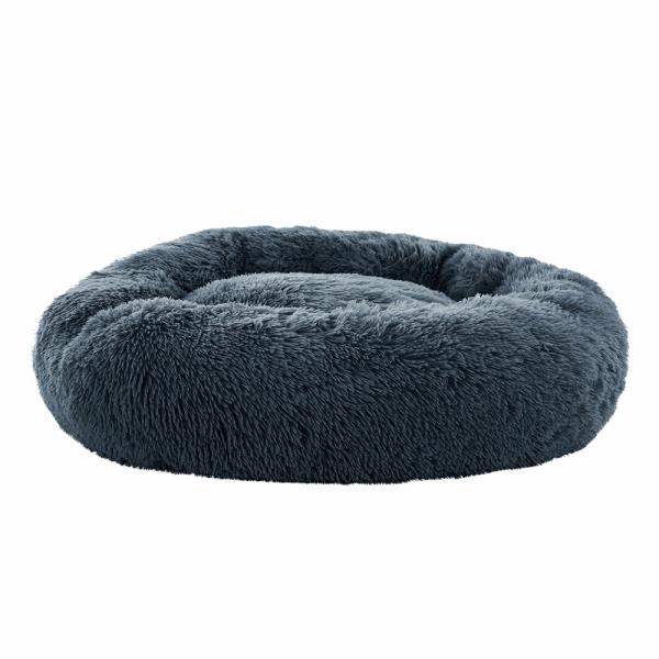 Cat Beds |   I.Pet Pet Bed Dog Cat 90Cm Large Calming Soft Plush Bed Dark Grey Cat Cat Beds