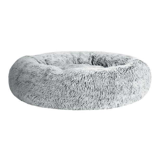 Cat Beds |   I.Pet Pet Bed Dog Cat 90Cm Large Calming Soft Plush Charcoal Cat Cat Beds