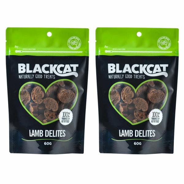 Cat Food & Treats |   Blackcat Lamb Delites 60G 2Pk Cat Cat Food & Treats