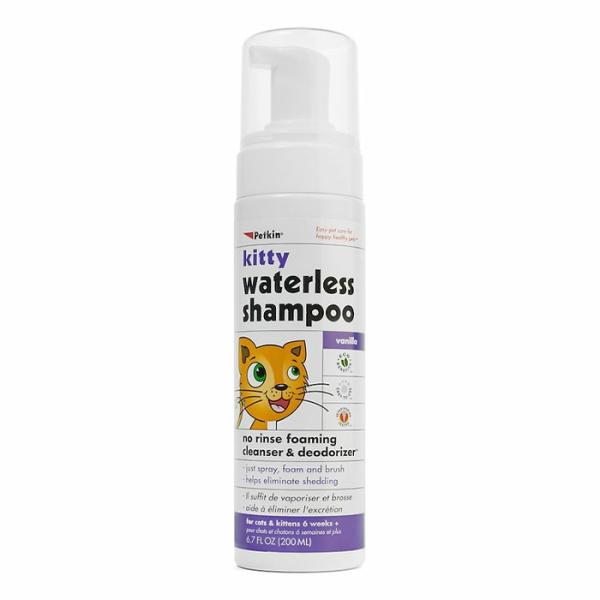 Cat Grooming |   Petkin Kitty Waterless Shampoo 200Ml Cat Cat Grooming