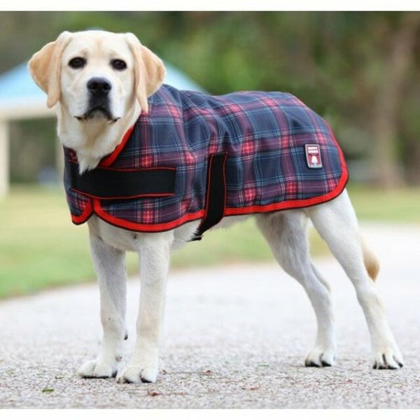 Dog Coats & Shoes |   Happy Hound 1200D Dog Coat Red/Black Checker Dog Dog Coats & Shoes