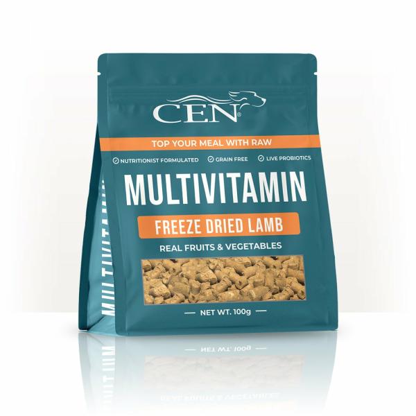 Dog Food & Treats |   Cen Dog Multivitamin Chews Freeze Dried Lamb 100G Dog Dog Food & Treats