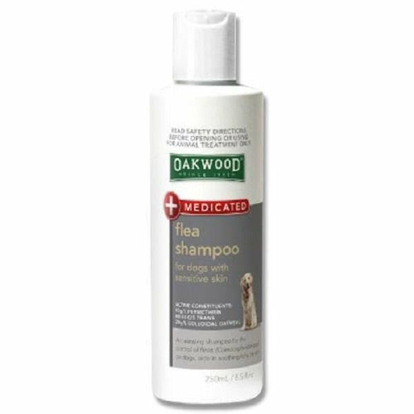 Dog Grooming |   Oakwood Pet Medicated Flea Shampoo Dog Dog Grooming