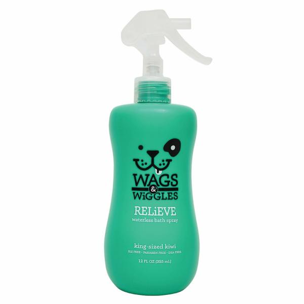 Dog Grooming |   Wags Wiggles Relieve Waterless Bath Spray For Dogs 355Ml Dog Dog Grooming