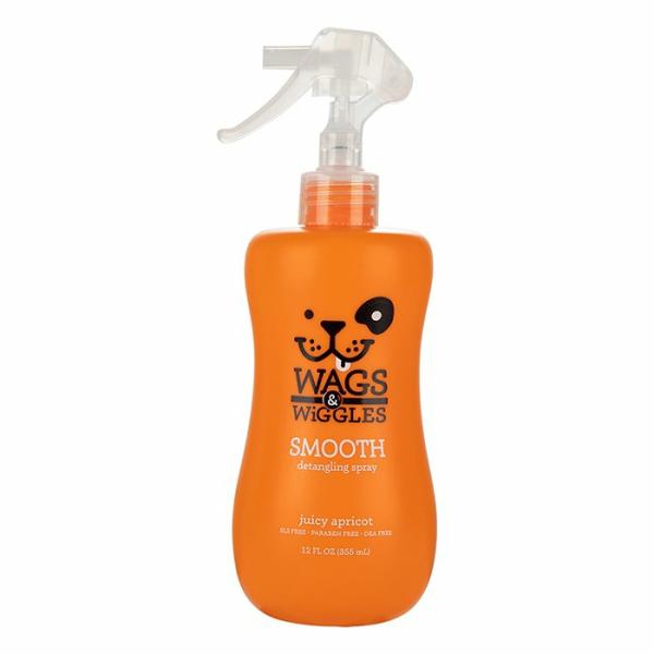 Dog Grooming |   Wags & Wiggles Smooth Detangling Sray Apricot 355Ml Dog Dog Grooming