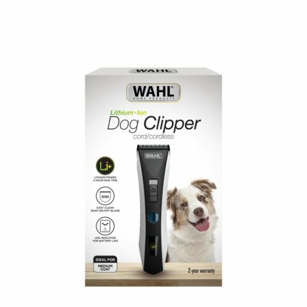 Dog Grooming |   Wahl Lithium Dog Cordless Clipper W/Adjustable 4-In-1 Blade Dog Dog Grooming