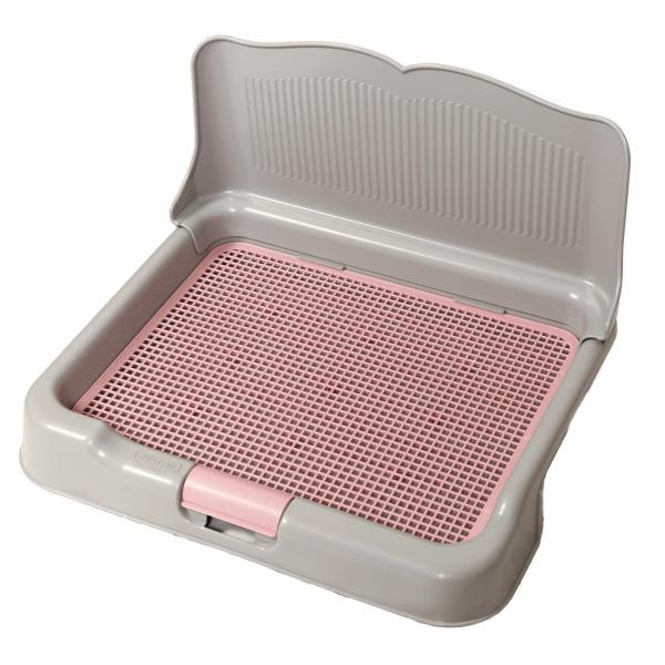 Dog & Puppy Training & Behaviour |   Dog Pet Potty Tray Training Toilet Detachable Wall T2 Grey Dog Dog & Puppy Training & Behaviour