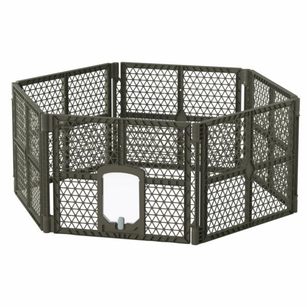 Dog & Puppy Training & Behaviour |   I.Pet Dog Playpen Enclosure 6 Panel Pet Fence Plastic Play Pen Dog Dog & Puppy Training & Behaviour