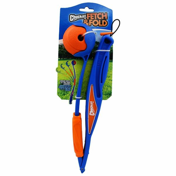 Dog Toys |   Chuckit! Fetch & Fold 25M Launcher 64Cm Dog Dog Toys