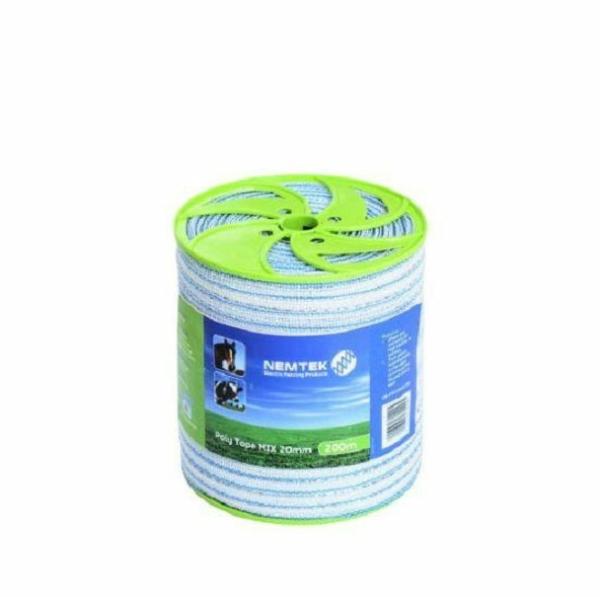 Electric Fencing |   Nemtek Poly Tape 20Mm X 200M Electric Fencing Electric Fencing