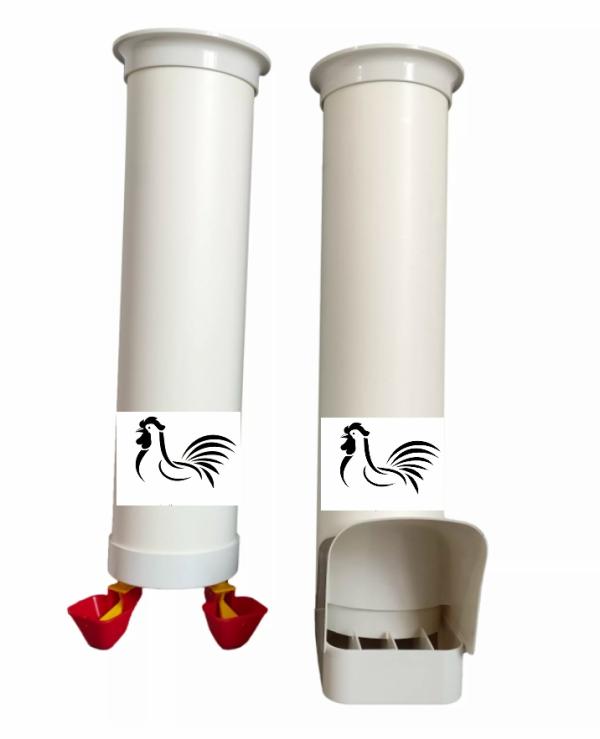 Feeders & Drinkers |   Cheeky Chooka Poultry Feeder & Waterer Set Feeders & Drinkers Feeders & Drinkers