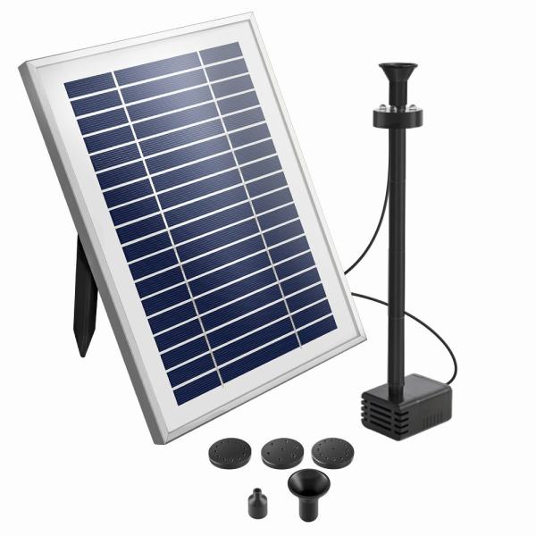 Fish Pond Accessories |   Gardeon Solar Pond Pump With Battery Kit Led Lights 4.3Ft Fish & Aquarium Fish Pond Accessories