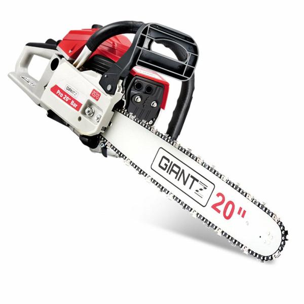 Garden Tools |   58Cc Commercial Petrol Chainsaw – Red & White Garden Garden Tools