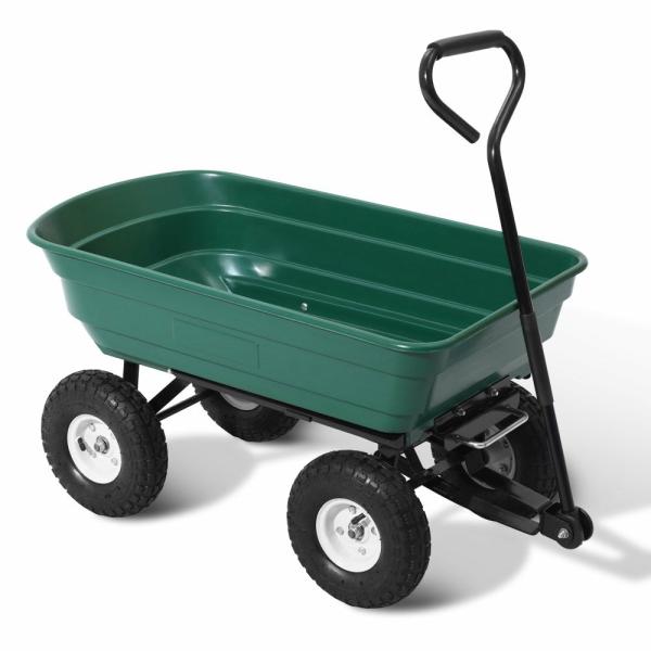 Garden Tools |   Gardeon Garden Cart Dump 270Kg Hand Trailer Trolley Wagon Wheelbarrow Pull 75L Garden Garden Tools