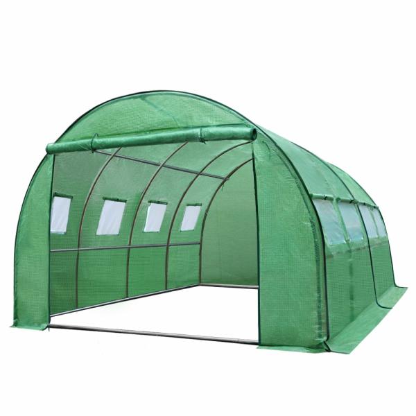 Green Houses & Accessories |   Greenfingers Greenhouse 4X3X2M Walk In Green House Tunnel Plant Garden Shed Dome Garden Green Houses & Accessories