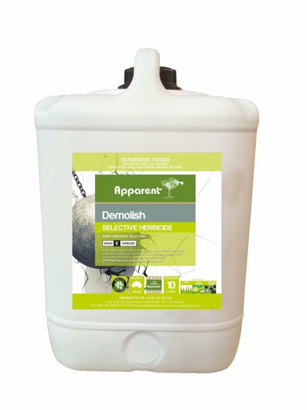 Herbicides & Insecticides |   Apparent Demolish Dsma 220 10L Farm Supplies Herbicides & Insecticides