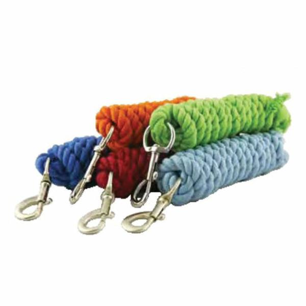 Horse Accessories |   Lead Cotton Rope Black/White Horse Horse Accessories