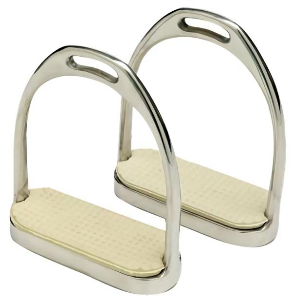 Horse Saddles Accessories |   Stainless Steel Fillis Stirrup Irons (With Treads) Horse Horse Saddles Accessories