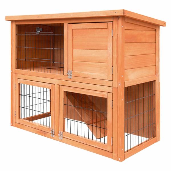 Poultry Cages & Accessories |   I.Pet Chicken Coop 88Cm X 40Cm X 76Cm Rabbit Hutch Large House Run Wooden Cage Outdoor Poultry Poultry Cages & Accessories