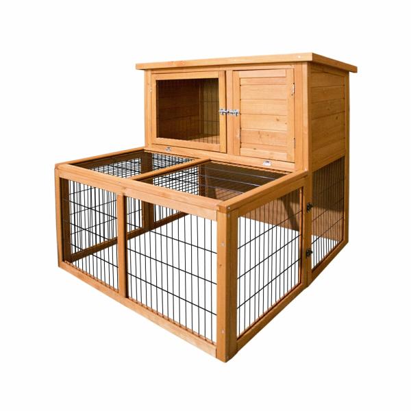 Poultry Cages & Accessories |   I.Pet Chicken Coop 96Cm X 96Cm X 100Cm Rabbit Hutch Large Run Wooden Cage Outdoor House Poultry Poultry Cages & Accessories