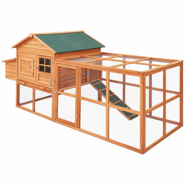 Poultry Cages & Accessories |   I.Pet Chicken Coop Coops Wooden Rabbit Hutch Hen Chook House Ferret Large Run Xl Poultry Poultry Cages & Accessories