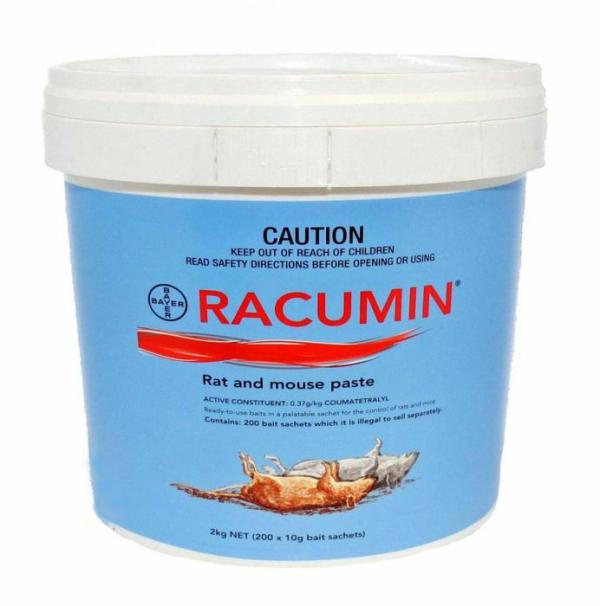 Rodenticides & Bait Stations |   Racumin Rat And Mouse Paste 2Kg Pest Control Rodenticides & Bait Stations