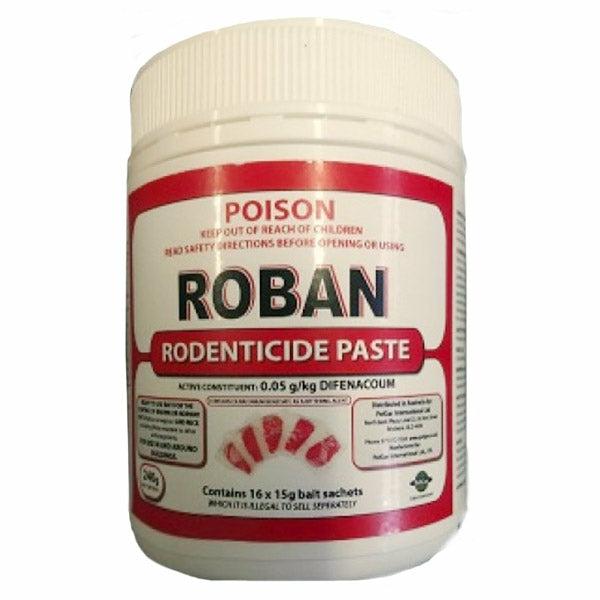 Rodenticides & Bait Stations |   Roban Rodenticide Paste 240G Pest Control Rodent Control