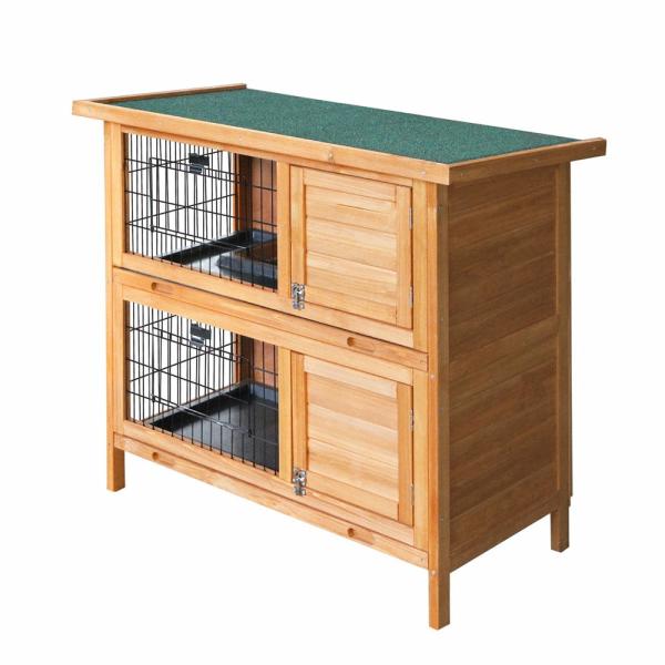 Small Animal Hatches |   I.Pet Rabbit Hutch 91.5Cm X 45Cm X 82Cm Chicken Coop Large Wooden House Run Cage Pet Bunny Small Animal Small Animal Hatches