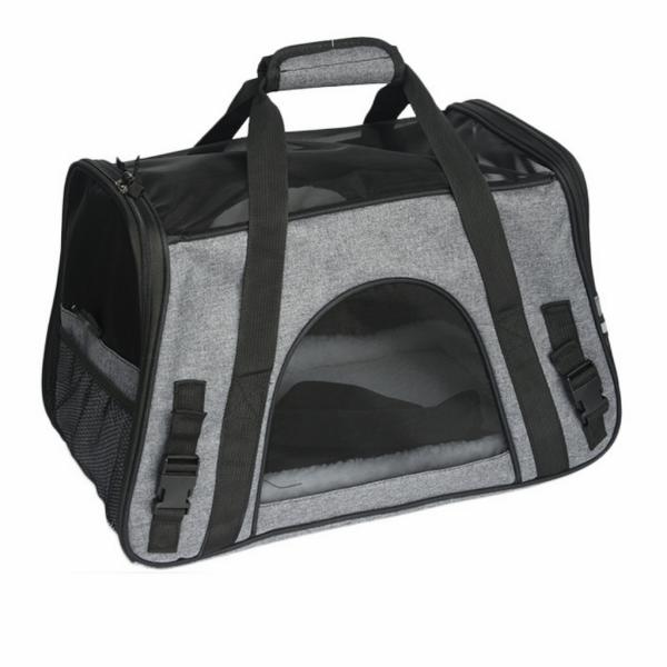 Travel Items |   Light Weight Soft Sided Foldable Durable Polyester Pet Carrier Bag Dog Travel Items