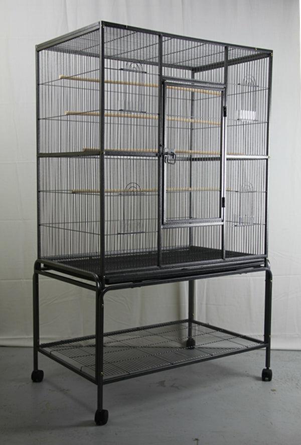 Bird Aviaries |   140 Cm Large Bird Cage Parrot Budgie Aviary With Stand Bird Bird Aviaries