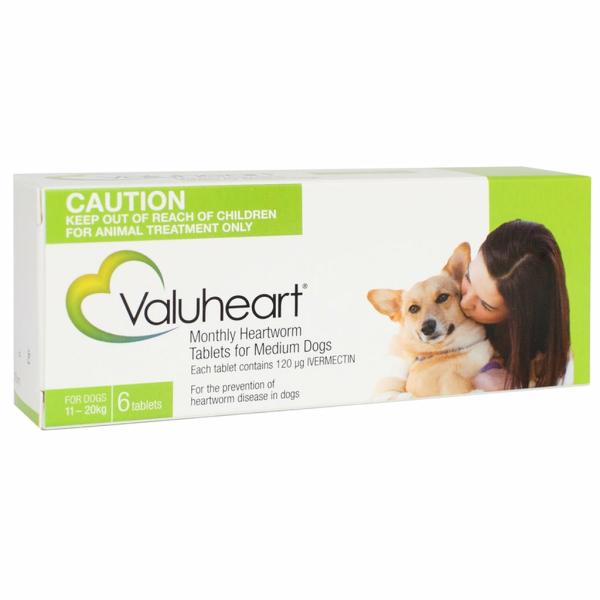 Dog Health |   Valuheart For Medium Dogs Up To 20Kg Green Dog Dog Health