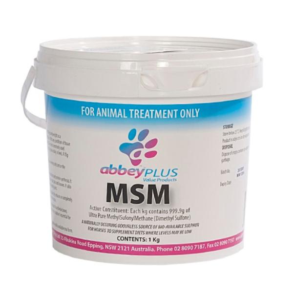 Horse Health |   Abbey Plus Msm Powder 1Kg Horse Horse Health