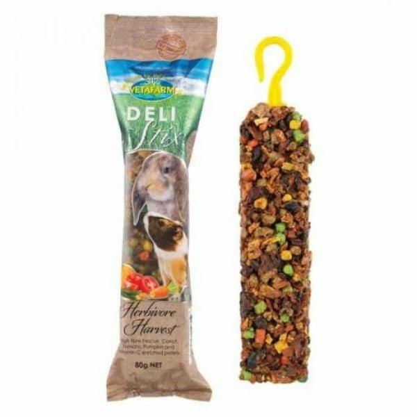 Small Animal Food & Treats |   Deli Stix Herbivore Harvest Treat 80G Small Animal Small Animal Food & Treats